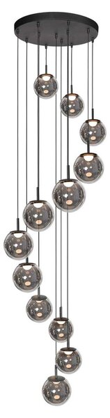 Steinhauer - lampada a sospensione - Bollique - nero - metallo - Ø 60cm - LED - 4195ZW