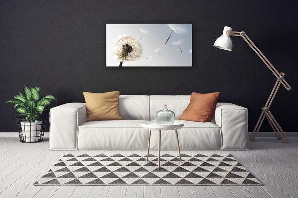 Quadro su tela Fiori di tarassaco Natura 100x50 cm