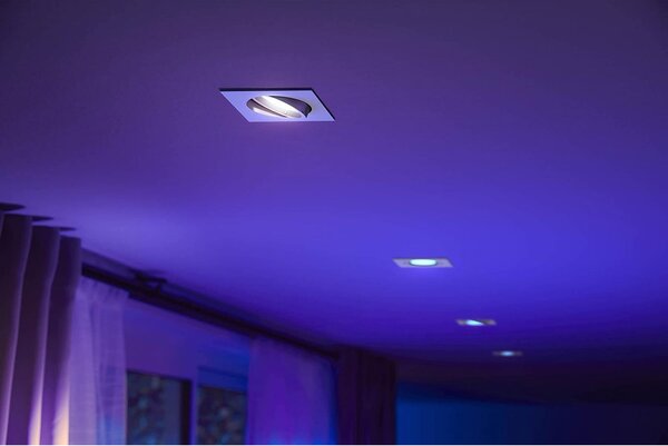Philips Hue White&Col. Amb.Centura Faretto da incasso bianco 350lm-
