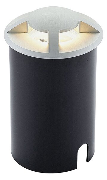Lampade da esterno Lucande, Milara, dimmerabile, Metallizzato, Terrazza, Alluminio, Moderno