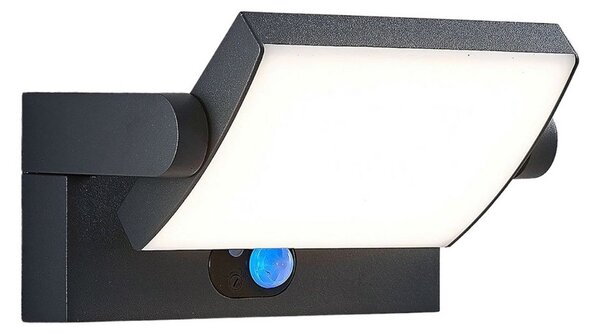 Lampade da esterno Lindby, Sherin, Nero, Balcone, Alluminio, Moderno