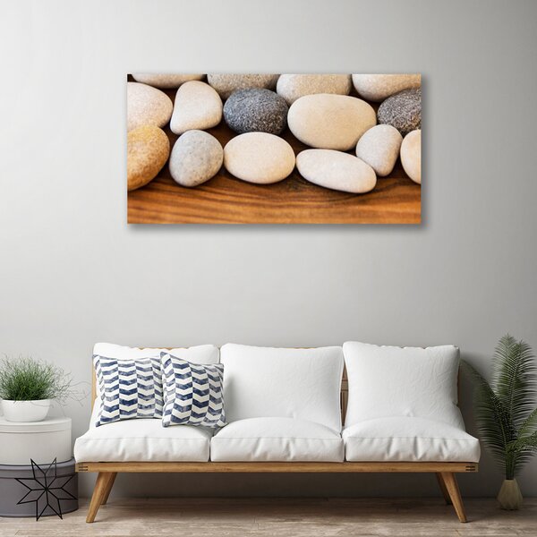 Quadro su tela Pietre decorative Art 100x50 cm