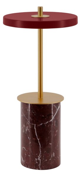 Lampade da esterno UMAGE, Asteria Move Mini, dimmerabile, Rosso, Terrazza, Pietra, Design