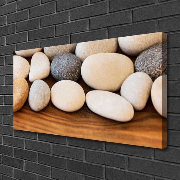 Quadro su tela Pietre decorative Art 100x50 cm