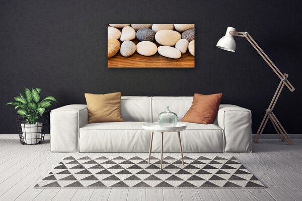Quadro su tela Pietre decorative Art 100x50 cm