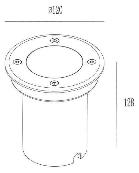 Lampade da esterno Lucande, Ava, dimmerabile, Metallizzato, Terrazza, Acciaio inossidabile, Moderno