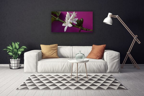 Quadro su tela Fiori, steli, natura 100x50 cm