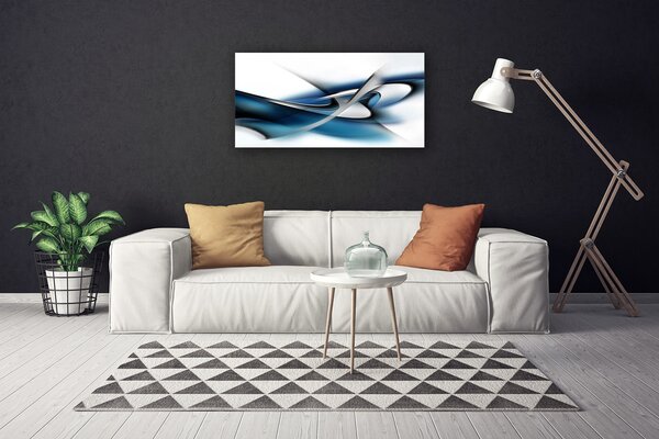 Quadro su tela Grafica di astrazione 100x50 cm