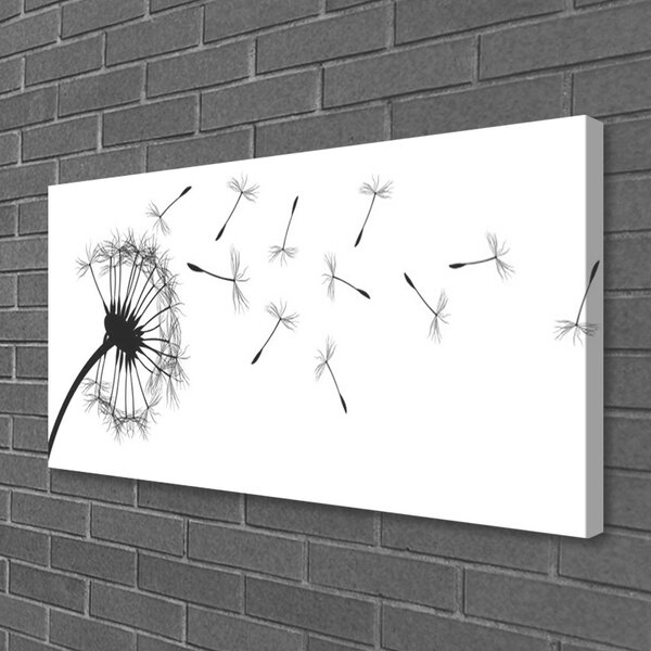 Stampa quadro su tela Tarassaco Fiore di tarassaco 100x50 cm