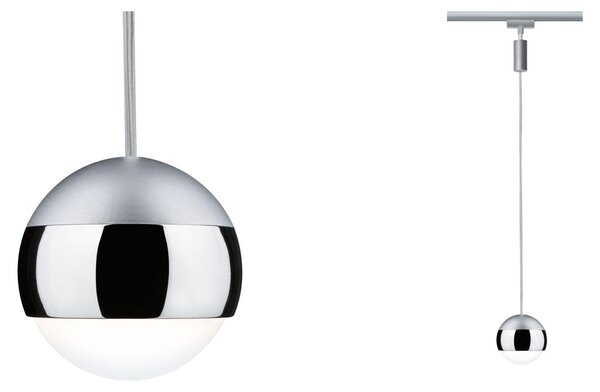 PAULMANN URail Lampada a sospensione LED Capsule II 6W 4000K dimmerabile cromo