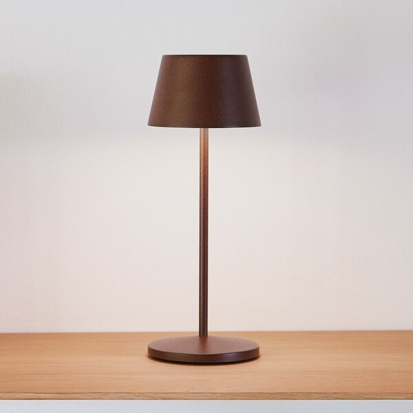 Lampade da esterno LOOM DESIGN, Modi Micro, dimmerabile, Marrone / Ruggine, Terrazza, Alluminio, Moderno