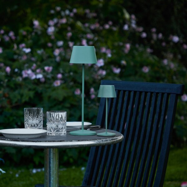 Lampade da esterno LOOM DESIGN, Modi Micro, dimmerabile, Verde, Terrazza, Alluminio, Moderno