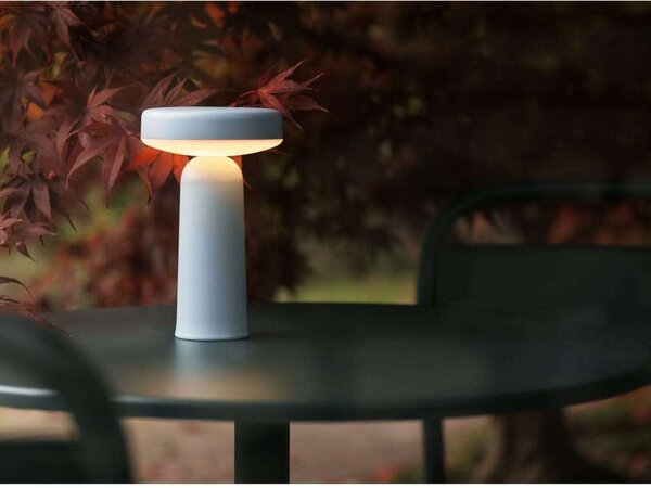 Lampade da tavolo Muuto, dimmerabile, Blu, Soggiorno, Plastica
