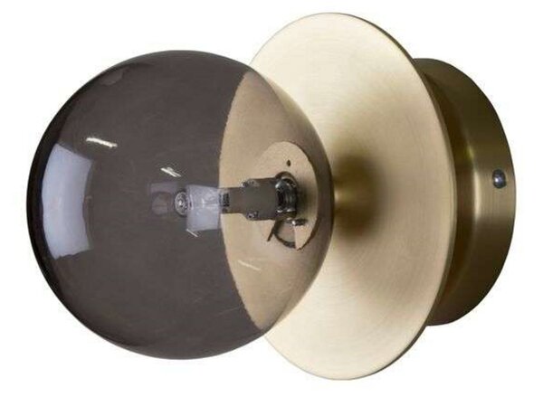 Applique da parete Globen Lighting, ART DECO, dimmerabile, Grigio, Soggiorno, Metallo, Design