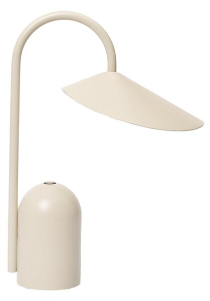 Lampade da tavolo ferm LIVING, Arum, dimmerabile, Beige, Terrazza, Metallo, Design