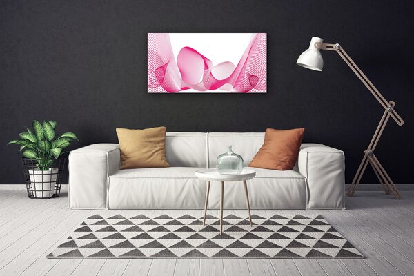 Quadro su tela Linee astratte, onde Art 100x50 cm