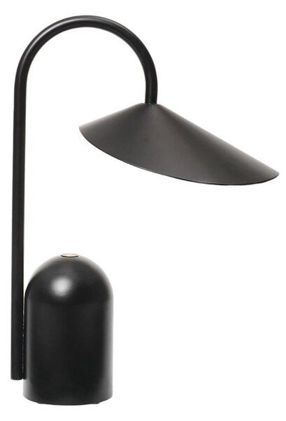 Lampade da tavolo ferm LIVING, Arum, dimmerabile, Nero, Terrazza, Metallo, Design