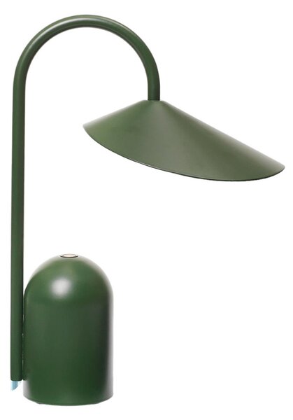 Lampade da tavolo ferm LIVING, Arum, dimmerabile, Verde, Terrazza, Metallo, Design