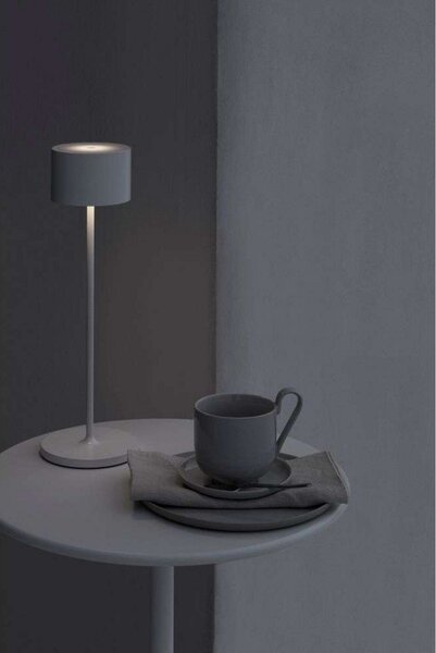 Lampade da esterno Blomus, dimmerabile, Grigio, Terrazza, Alluminio
