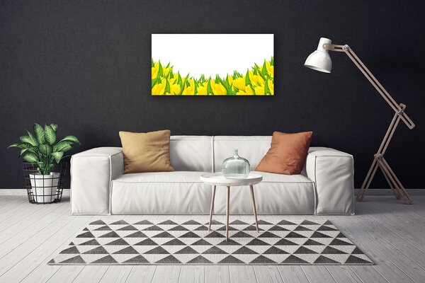 Quadro su tela Fiori Natura Tulipani 100x50 cm