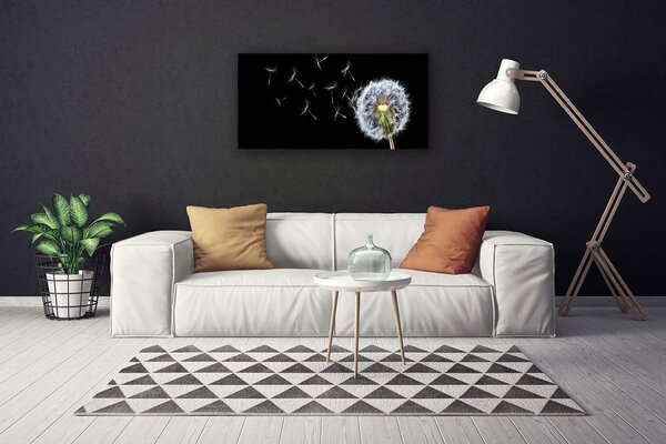 Quadro su tela Fiori di tarassaco Natura 100x50 cm