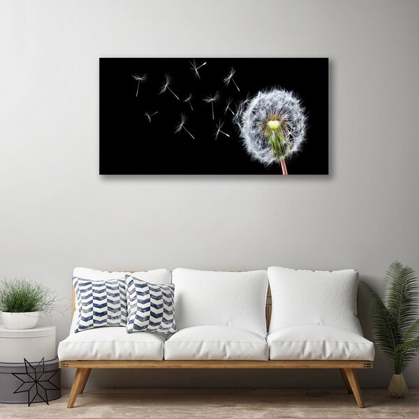 Quadro su tela Fiori di tarassaco Natura 100x50 cm