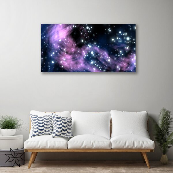 Quadro su tela Astrazione. Cosmo. Arte. Arte 100x50 cm
