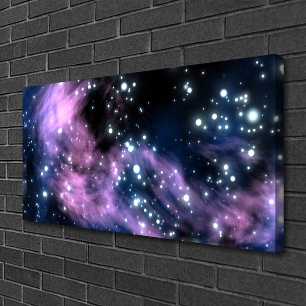 Quadro su tela Astrazione. Cosmo. Arte. Arte 100x50 cm