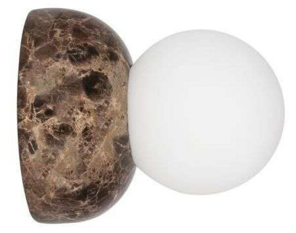 Applique da parete Globen Lighting, Torrano, dimmerabile, Marrone / Ruggine, Soggiorno, Vetro, Design