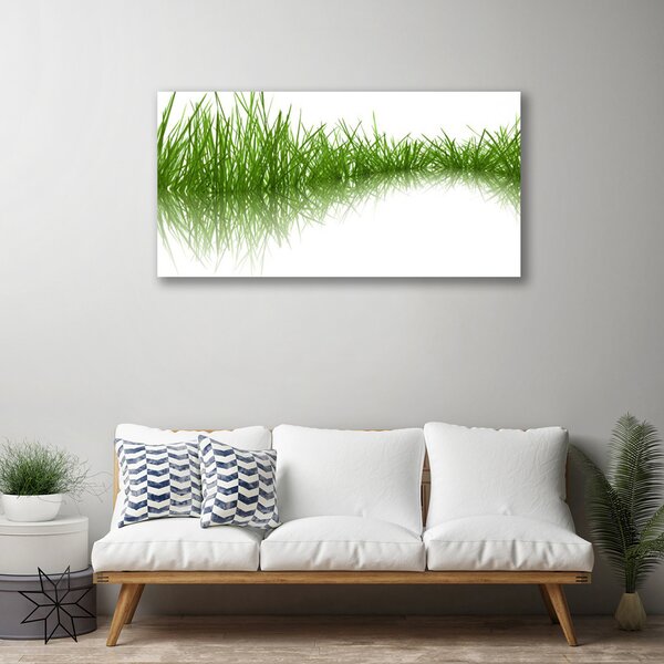 Quadro su tela Erba Natura Pianta 100x50 cm
