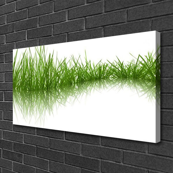 Quadro su tela Erba Natura Pianta 100x50 cm