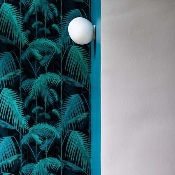 Applique da parete Foscarini, Gregg piccola, dimmerabile, Bianco, Corridoio, Vetro, Design