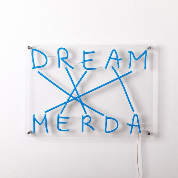 Lampade da tavolo SELETTI, Dream-Merda, dimmerabile, Blu, Soggiorno, Plastica, Design