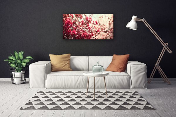 Quadro su tela Rami, foglie, natura 100x50 cm
