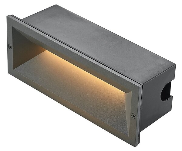 Lampade da esterno Lucande, Jaano, Nero, Balcone, Metallo, Moderno