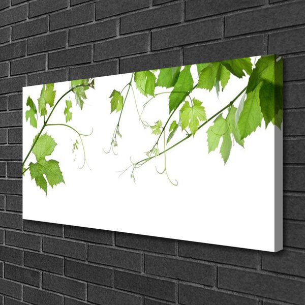 Quadro su tela Rami, foglie, natura, fiori 100x50 cm