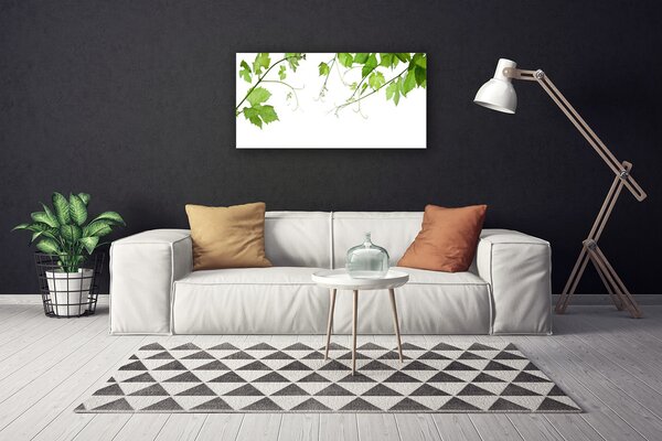 Quadro su tela Rami, foglie, natura, fiori 100x50 cm