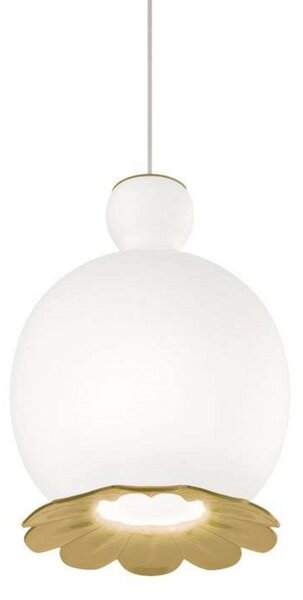 Lampada a sospensione kdln, Opyo, dimmerabile, Bianco, Soggiorno, Vetro, Design