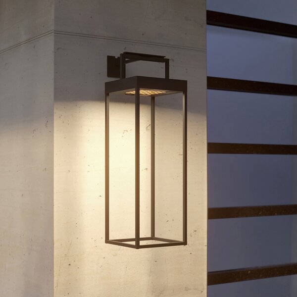 Lampade da esterno Lucande, Lynzy, dimmerabile, Nero, Terrazza, Metallo, Moderno