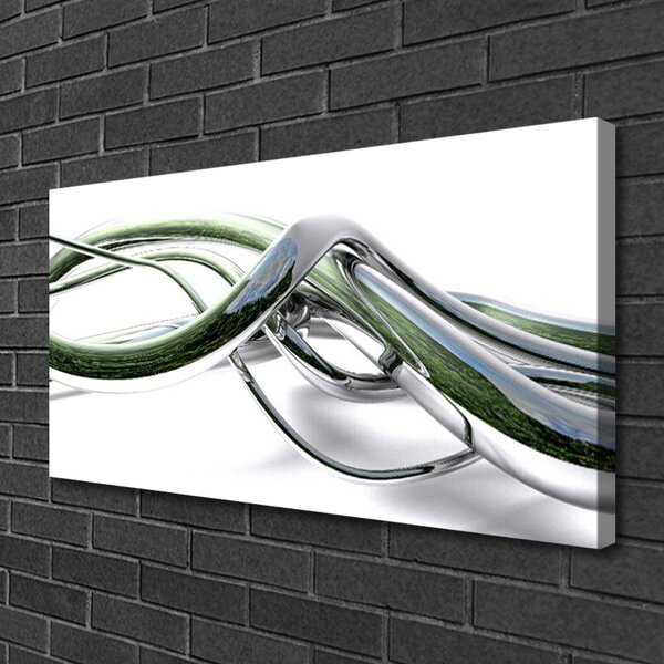 Quadro su tela Astrazione Onde Arte Arte 100x50 cm