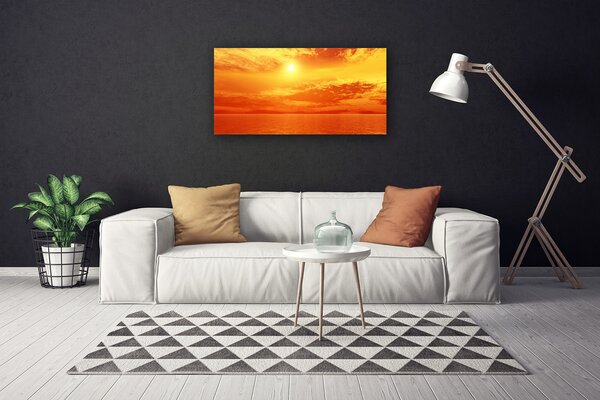 Quadro su tela Il sole, il mare, il paesaggio 100x50 cm