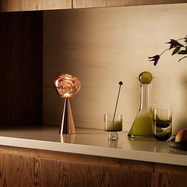Lampade da esterno Tom Dixon, Melt, dimmerabile, Rame, Terrazza, Plastica, Design