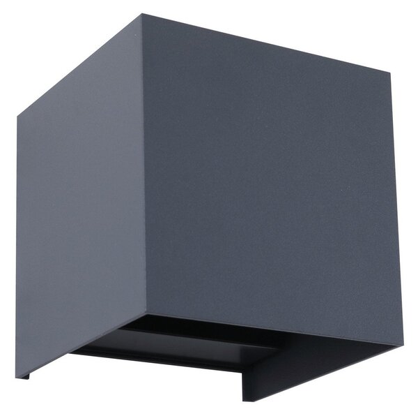 Lampade da esterno Lindby, Dara, dimmerabile, Grigio, Balcone, Alluminio, Moderno