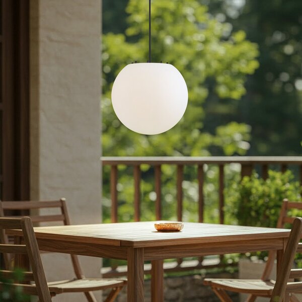 Lampade da esterno Lindby, Alea, dimmerabile, Bianco, Balcone, Plastica, Moderno