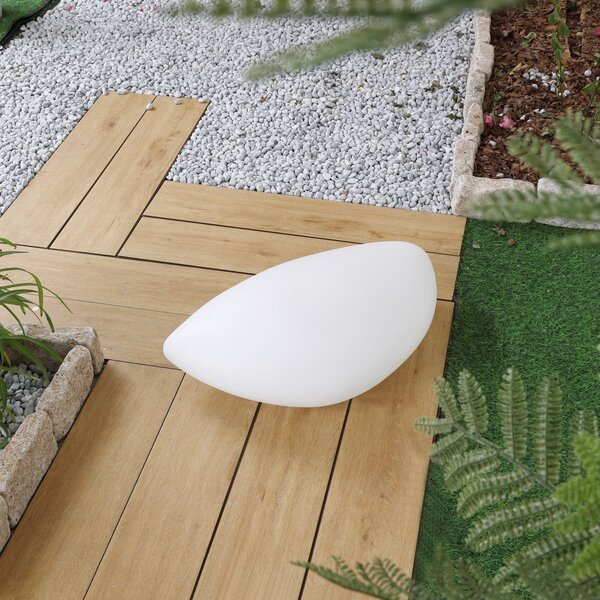 Lampade da esterno Lindby, Arani, Bianco, Balcone, Plastica, Moderno
