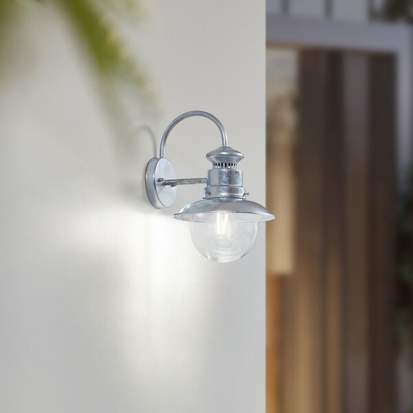 Lampade da esterno Lindby, Celinor, dimmerabile, Metallizzato, Terrazza, Metallo, Industriale