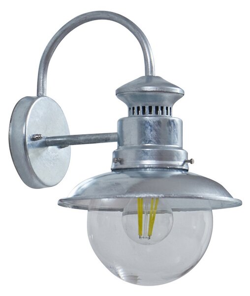 Lampade da esterno Lindby, Celinor, dimmerabile, Metallizzato, Terrazza, Metallo, Industriale