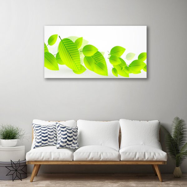 Foto quadro su tela Foglie di fiori della natura 100x50 cm