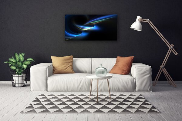 Quadro su tela Grafica di astrazione 100x50 cm
