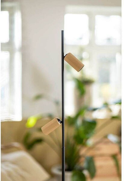 Lampada da terra ANTIDARK, Nero, Soggiorno